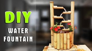 Cheap and Easy But Gorgeous  DIY Bamboo Water Fountain at Home [upl. by Gebelein]