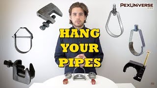 Different Pipe Supports and Hangers [upl. by Aitnic]