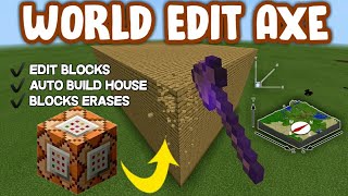 Minecraft World Edit Axe Tutorial [upl. by Eelram45]