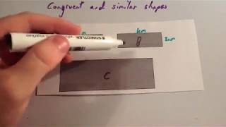 Congruent Similar Shapes  Corbettmaths [upl. by Kalk]