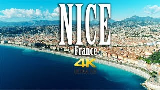 Nice France in 4K Côte dAzur Nice Aerial [upl. by Brittany]