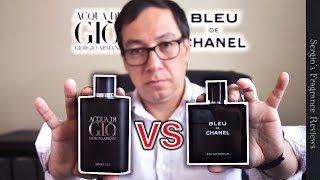 ACQUA DI GIO PROFUMO vs BLEU DE CHANEL  Which is Better [upl. by Ahseenat996]