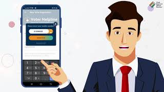 HOW TO REGISTER AS A VOTER THROUGH VOTER HELPLINE APP [upl. by Anar]