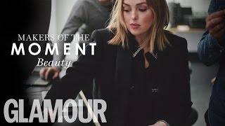 Makers of the Moment Beauty Behind the Scenes Photoshoot  Glamour UK [upl. by Asserak]