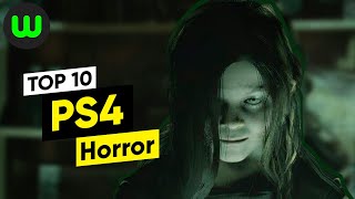 10 Best HORROR Games on PS4 [upl. by Ayian226]