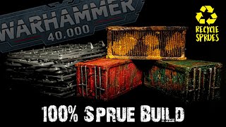 How To Make Warhammer 40k Terrain out of Warhammer 40k Sprues [upl. by Shelburne]