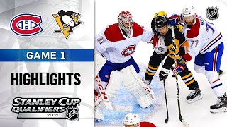 NHL Highlights  Canadiens  Penguins GM1  Aug 1 2020 [upl. by Jauch570]