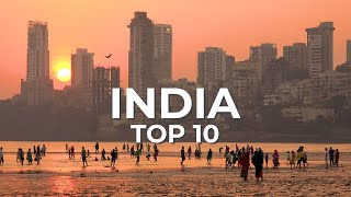 Top 10 Places to Visit in India  Travel Video Documentary [upl. by Ardnod]