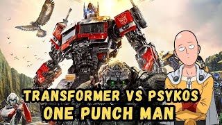 Transformers vs psykos one Punch Man onepunchmanseason3 genos tatsumaki driveknight psykos [upl. by Slohcin549]