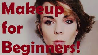 Makeup Beginner Male to Female androgynous [upl. by Adnahs]