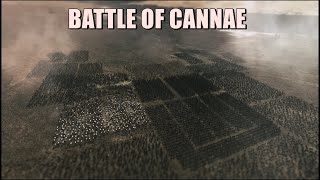 BATTLE OF CANNAE l 216 BC Rome vs Carthage l One of Hannibals Greatest Victories l Cinematic [upl. by Aihsenot]