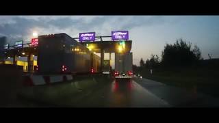 Driving on The Pennsylvania Turnpike from Ohio to Breezewood [upl. by Leizar]