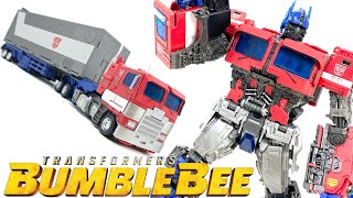 Transformers Bumblebee Movie Masterpiece MPM12 OPTIMUS PRIME Review [upl. by Wesla108]