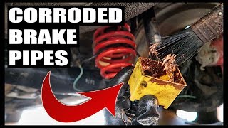 How To Repair Corroded Brake Pipes [upl. by Rramahs]