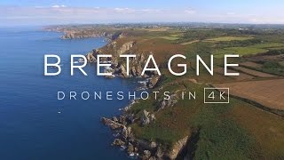 Bretagne France in 4K  Drone video [upl. by Bolten]