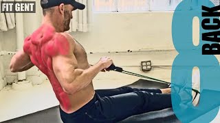 8 Back Exercises for Resistance Bands  NO ATTACHING [upl. by Inalaehak]