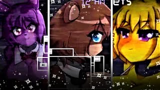 the REMASTERED FNAF ANIME GIRLS have GAMEPLAY [upl. by Stoddard]