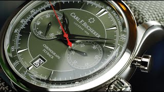 Manero Flyback Green  Carl F Bucherer [upl. by Ainahs]