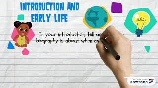 How to Write a Biography for kids [upl. by Eidlog]