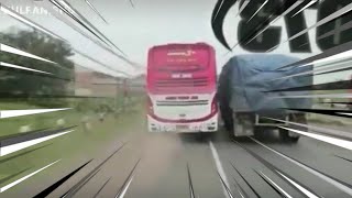 Initial D with indonesian bus [upl. by Aznarepse]