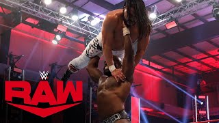 Apollo Crews vs Andrade – United States Championship Match Raw May 25 2020 [upl. by Lerrad]