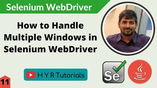 How to Handle Multiple Windows in Selenium WebDriver [upl. by Frederico]