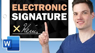 🖋 How to Add Signature in Word [upl. by Lleunamme]