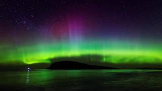 Aurora Australis with Bioluminescence  Betsey Island Tasmania  4K UHD [upl. by Sou]