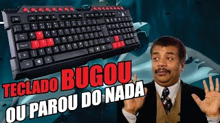 TECLADO TRAVANDO ou PAROU de FUNCIONAR do NADA com MAL FUNCIONAMENTO [upl. by Tamsky]