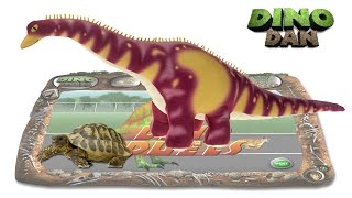 DINO DAN  DINO DUELS 28  Brachiosaurus VS Tortoise [upl. by Satterlee]