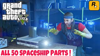 All 50 Spaceship Parts Location Easy Guide  GTA V  2025 Updated [upl. by Merc]