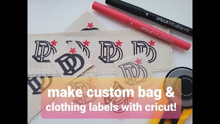 MAKE CUSTOM LABELS WITH CRICUT amp INFUSIBLE INK [upl. by Lebazi319]