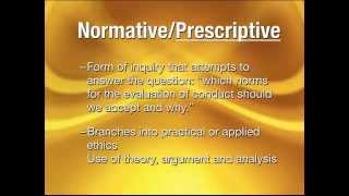 Normative and NonNormative Ethics [upl. by Eilahtan]