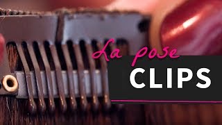 Comment poser ses extensions de cheveux à clip  extensions Extiff [upl. by Naiditch21]