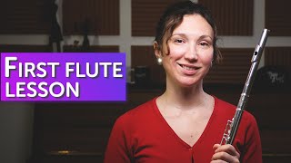 YOUR FIRST FLUTE LESSON  The Flute Channel TFC [upl. by Carrick460]