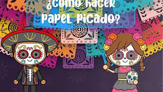 ¿Cómo hacer papel picado para niños de preescolar [upl. by Watters]