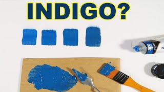 How To Make Indigo Color With Acrylic Paint [upl. by Trescott520]