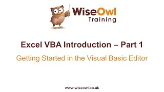 Excel VBA Introduction Part 1  Getting Started in the VB Editor [upl. by Cirred]