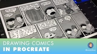 Drawing Comics in Procreate from Start to Finish [upl. by Anikas]