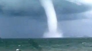 Rare waterspout off Australia [upl. by Devina245]