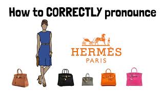 How to pronounce Hermes Hermès correctly  English Speaking Practice [upl. by Nommad]