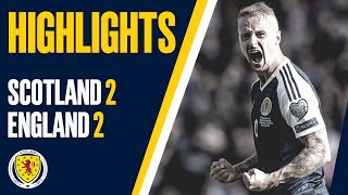 Leigh Griffiths Scores TWO Incredible Free Kicks  Scotland 22 England  Highlights [upl. by Colp]