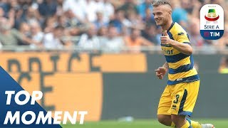 Dimarcos Magnificent Goal For Parma To Secure Win  Inter 01 Parma  Top Moment  Serie A [upl. by Anitneuq38]