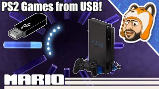 How to Play PS2 Games from USB Using OPL  4GB Games Cover Art amp More [upl. by Leaffar]