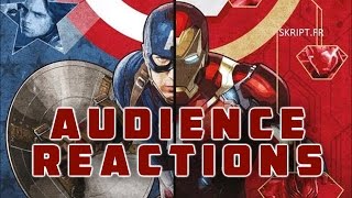 Captain America  Civil War  Audience Reactions  May Premiere 2016 SPOILERS [upl. by Atinahc]