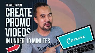 How to Create Promo Videos in Under 10 Minutes  Canva Tutorial [upl. by Yeruoc]