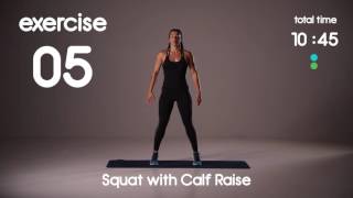 20 min Full Body HIIT Workout  Beginner Strength  40s40s Intervals [upl. by Wehhtam188]