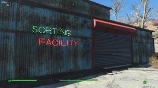 Fallout 4  EP05  Sorting facility warehouse [upl. by Olonam]