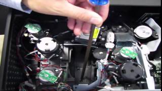 FARGO HDP5000 How to replace the print head [upl. by Willumsen]