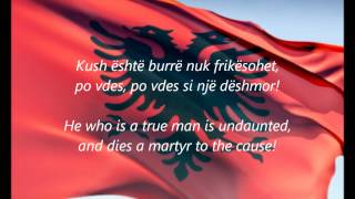 Albanian National Anthem  quotHymni I Flamuritquot SQEN [upl. by Takara]